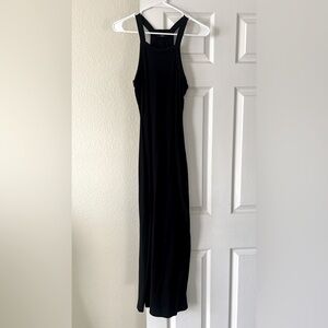 Vici ribbed high neck midi dress